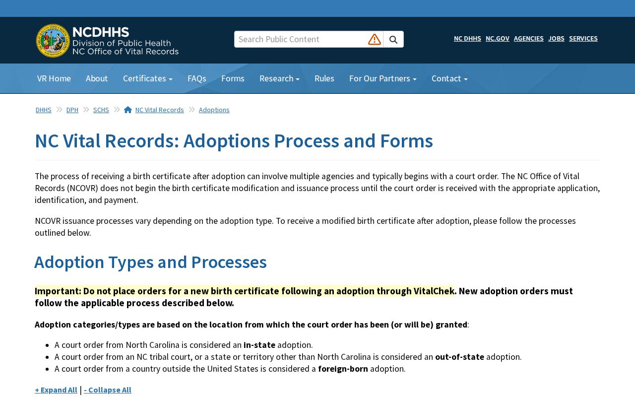 Cabarrus County resident lookup North Carolina adoption records process